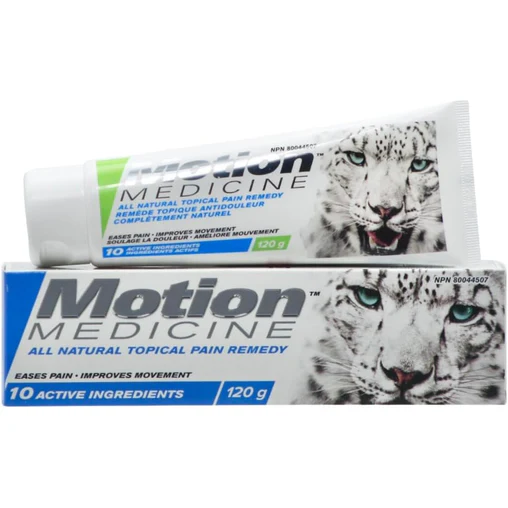 Motion Medicine Natural Pain Relief Cream 120 g | Made in Canada