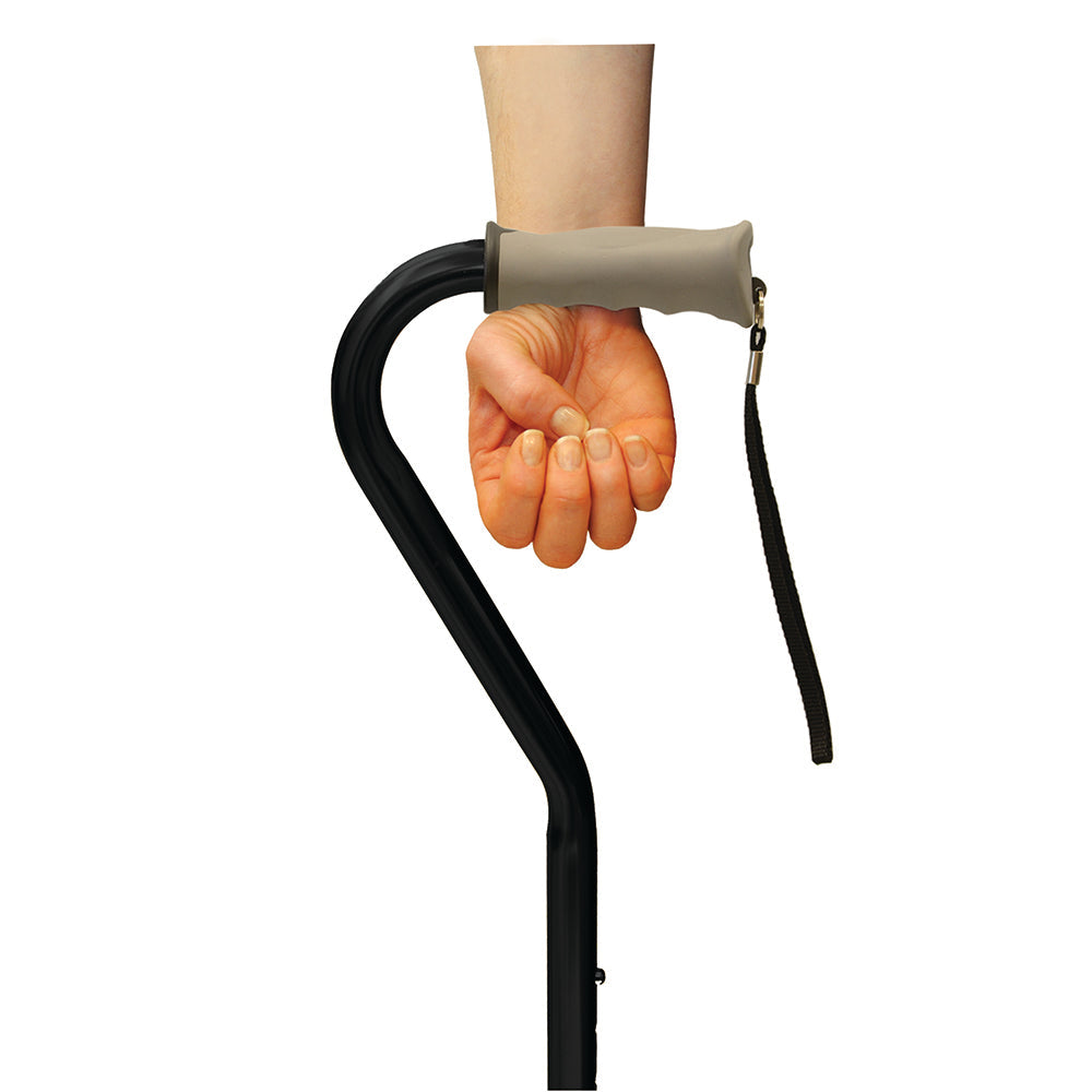 BIOS Living Offset Cane with Retractable Ice Pick for Winter Use