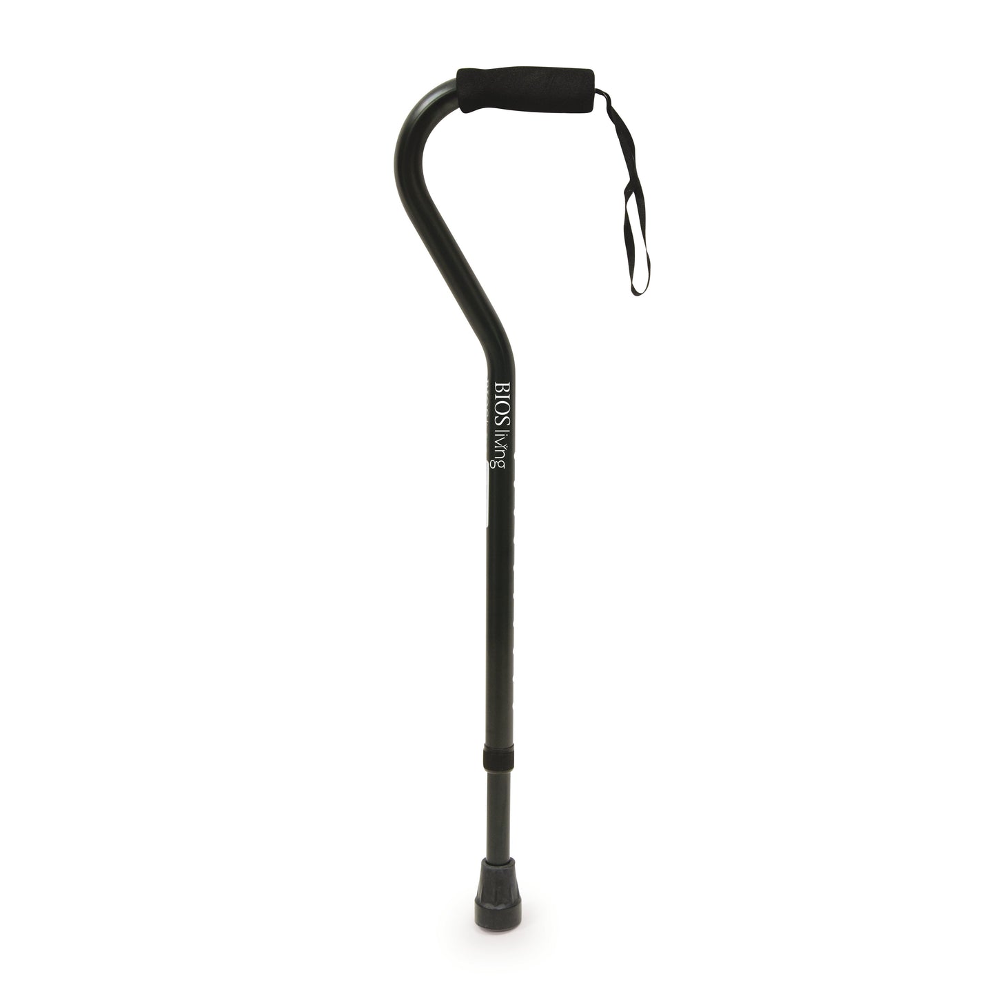 BIOS Living Offset Cane with Ergonomic Handle and Adjustable Height