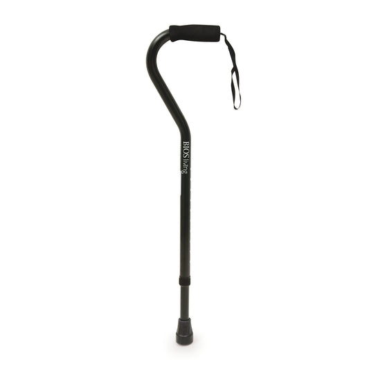 BIOS Living Offset Cane with Ergonomic Handle and Adjustable Height
