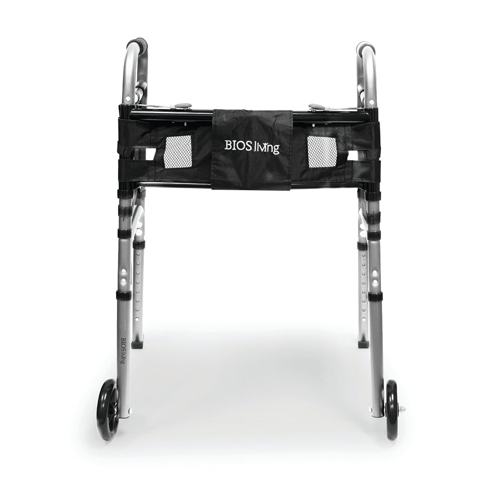 BIOS Living Deluxe Folding Walker with Wheels