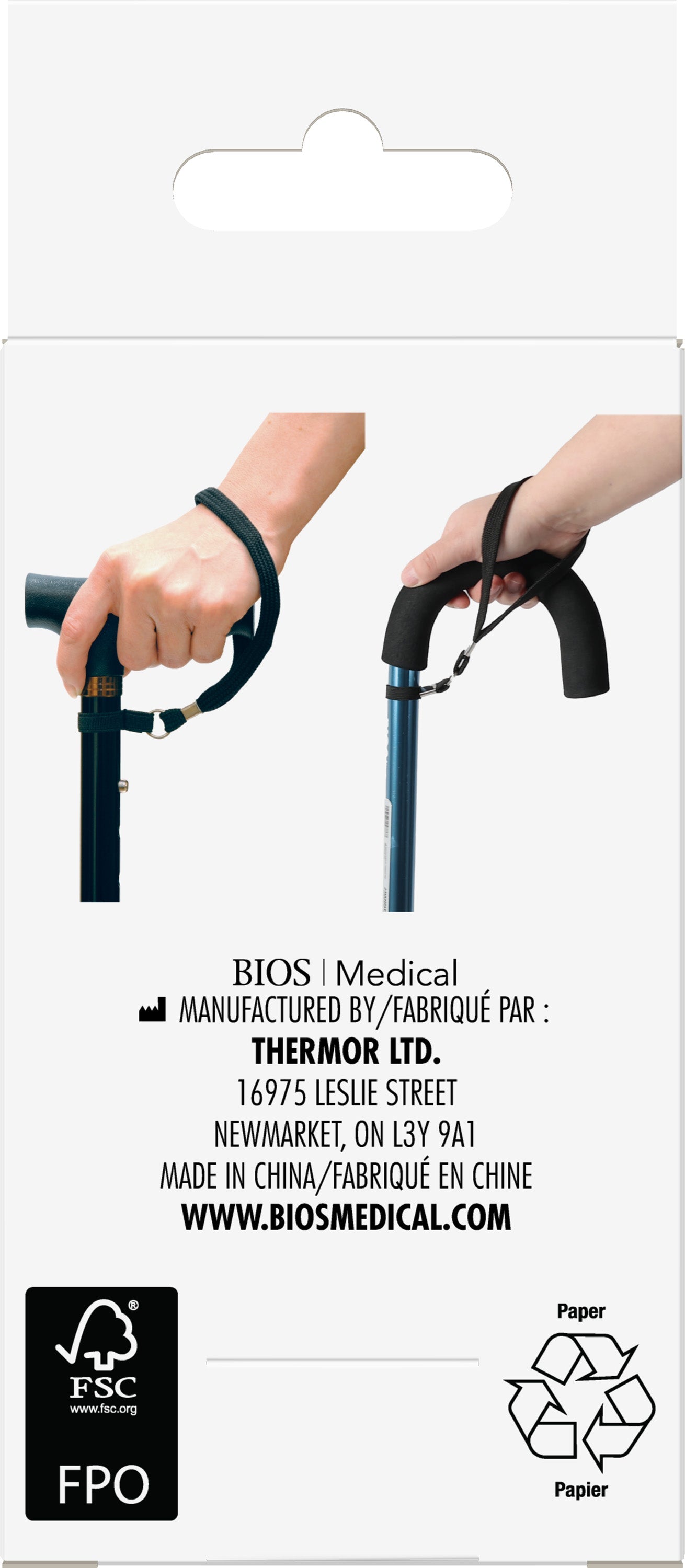 BIOS Living Cane Strap for All Cane Sizes