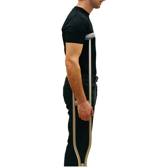 BIOS Living Aluminum Crutches with Push-Button Height Adjustment