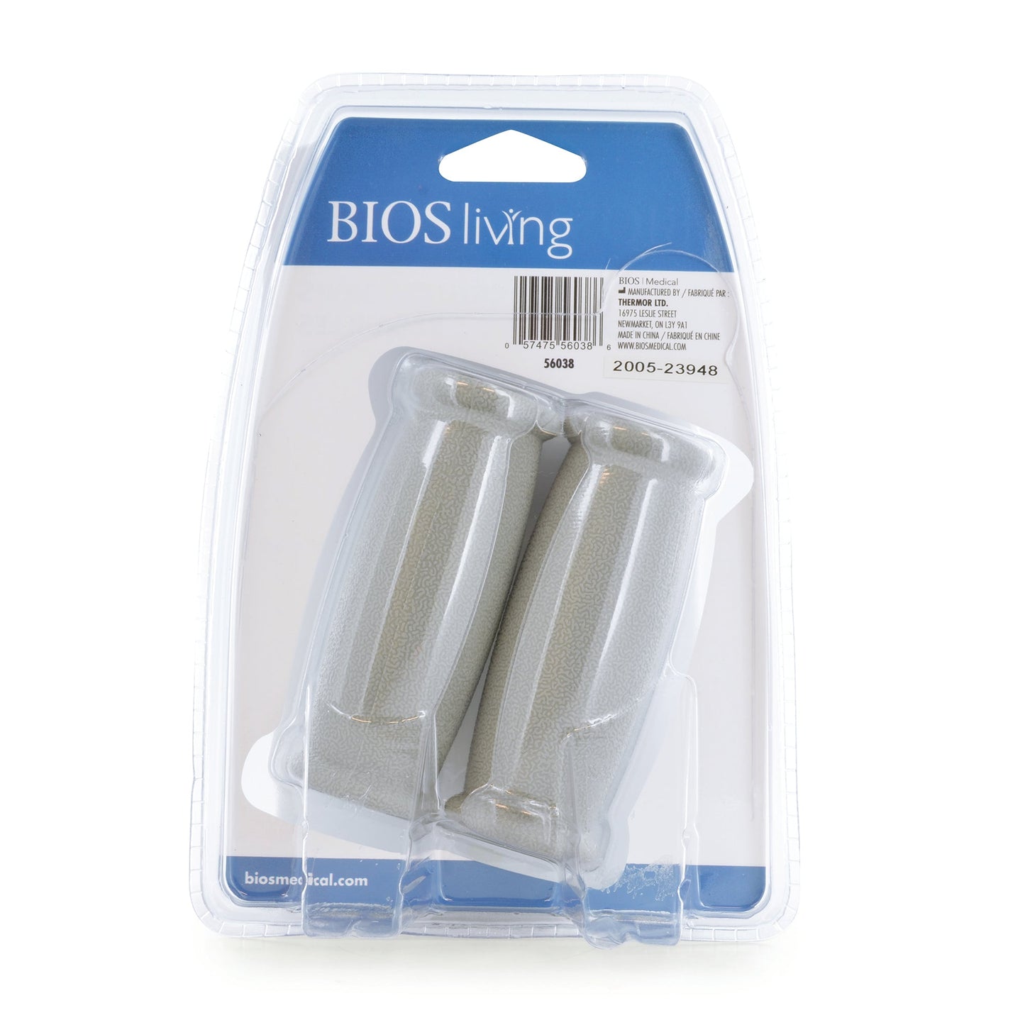 BIOS Living Replacement Crutch Grips with Extra Thick Cushioning – Pack of 2