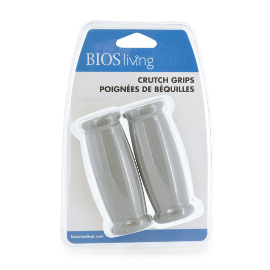BIOS Living Replacement Crutch Grips with Extra Thick Cushioning – Pack of 2