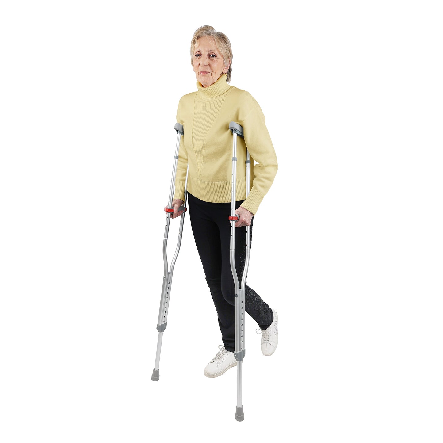 BIOS Living Universal Crutches with Tool-Free Adjustment for Children and Adults
