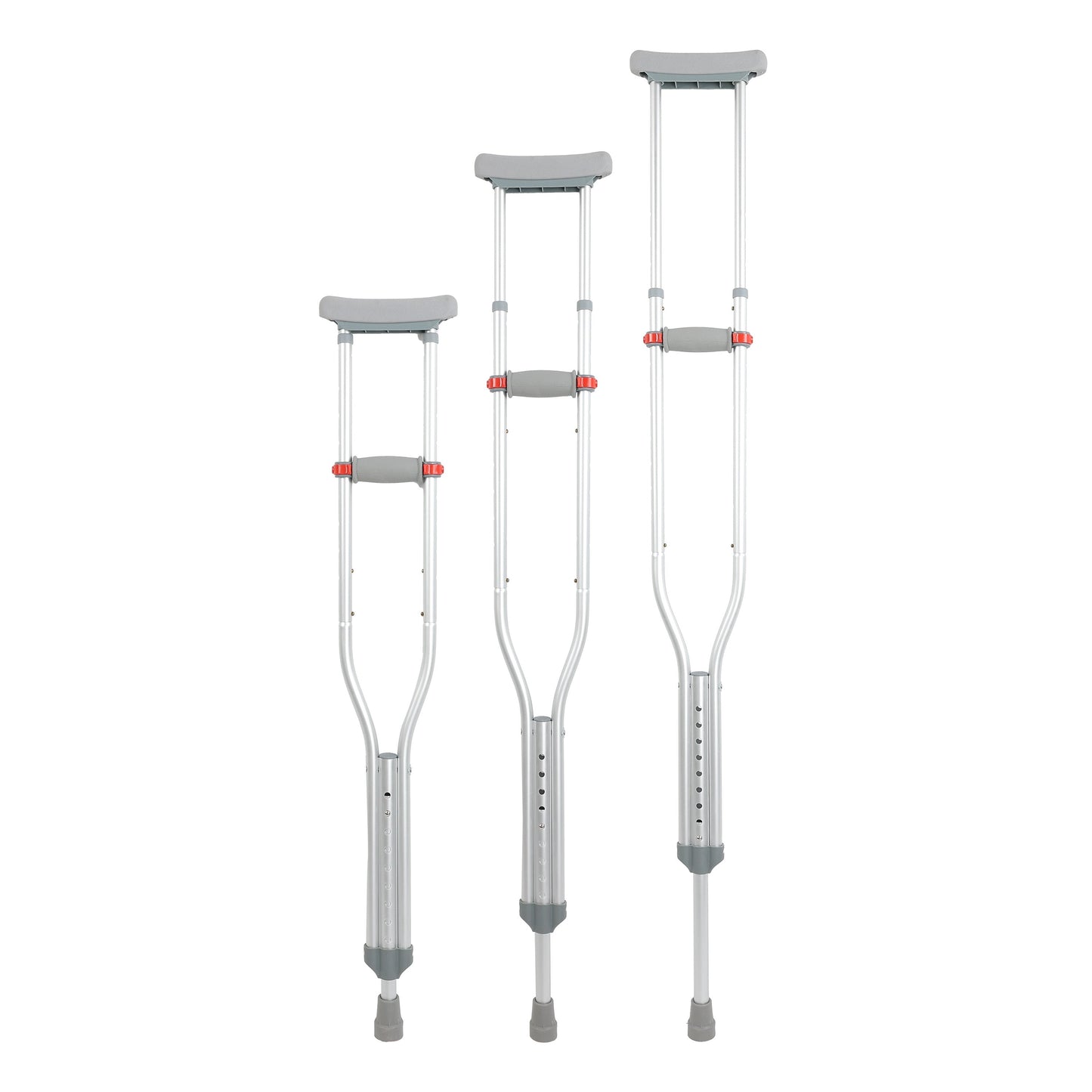 BIOS Living Universal Crutches with Tool-Free Adjustment for Children and Adults