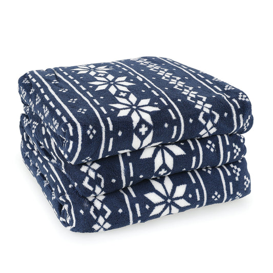 BIOS Living Micro Plush Electric Heated Throw with 10 Heat Settings and 5-Year Warranty
