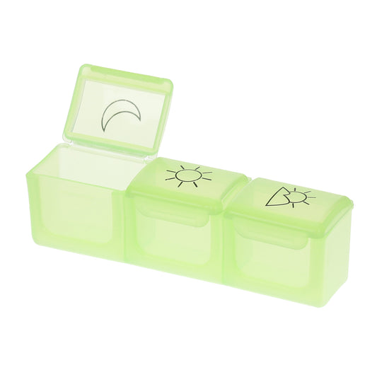BIOS Living 3x Daily Pillbox with Morning, Noon and Evening Compartments