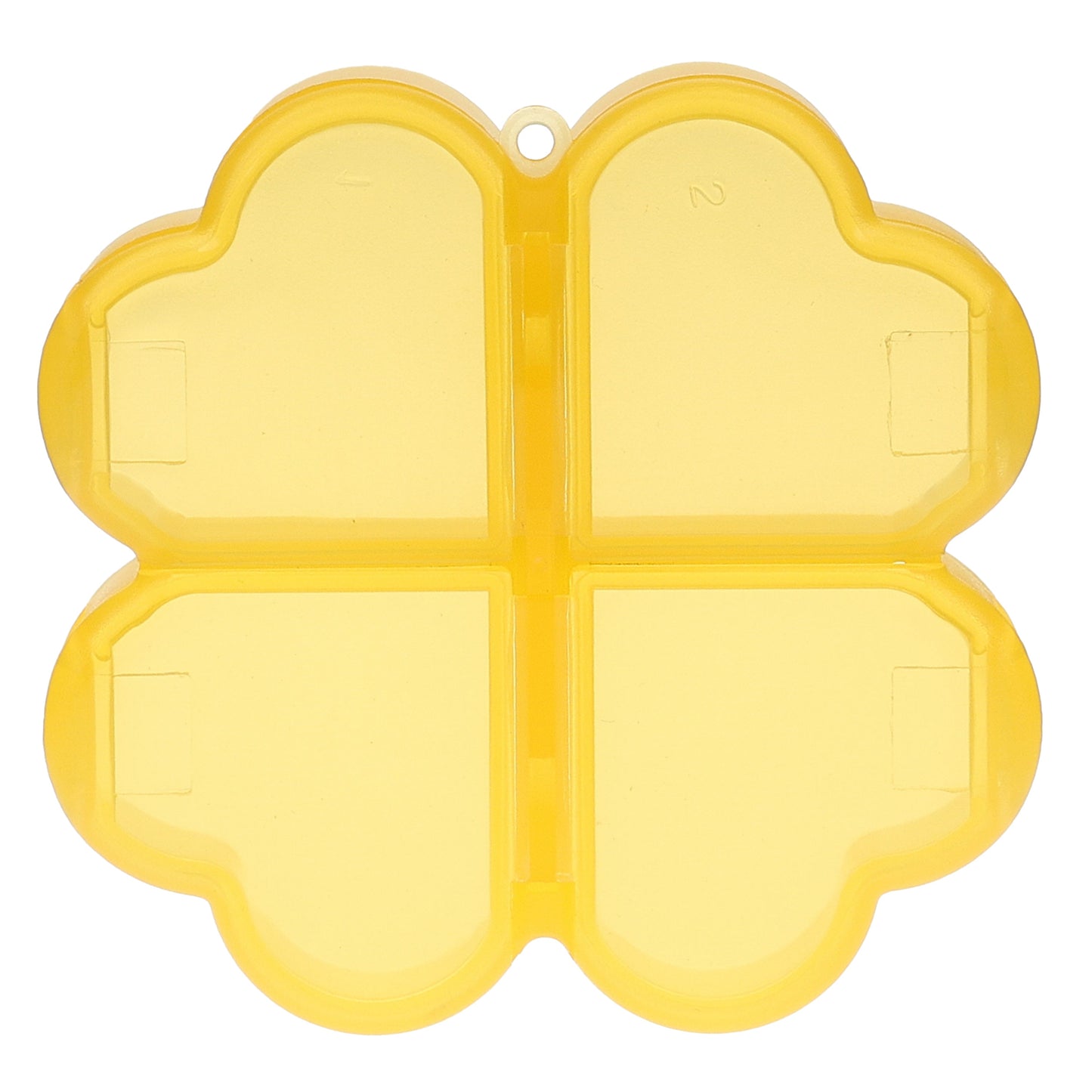 4 Leaf Clover Pillbox in Yellow