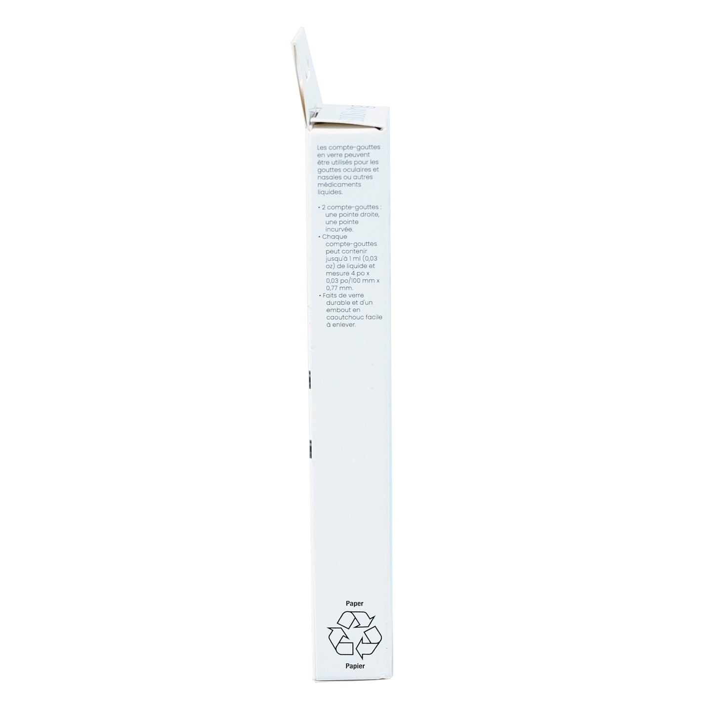 Glass Medicine Dropper 2 pack