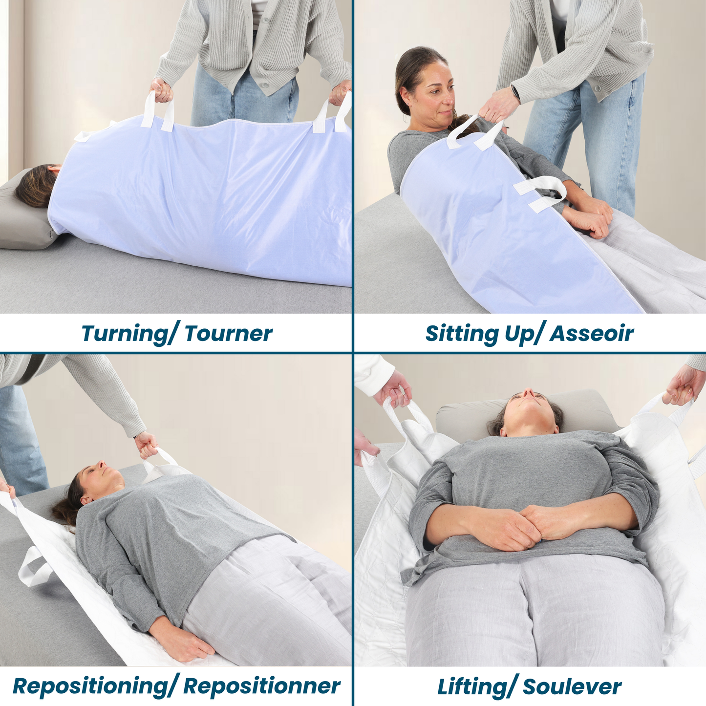Reusable Positioning Underpad with 8 handles - X-Large