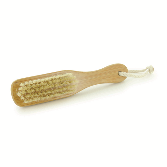 BIOS Living Bamboo Foot Brush with Pumice Stone for Exfoliation and Skin Care