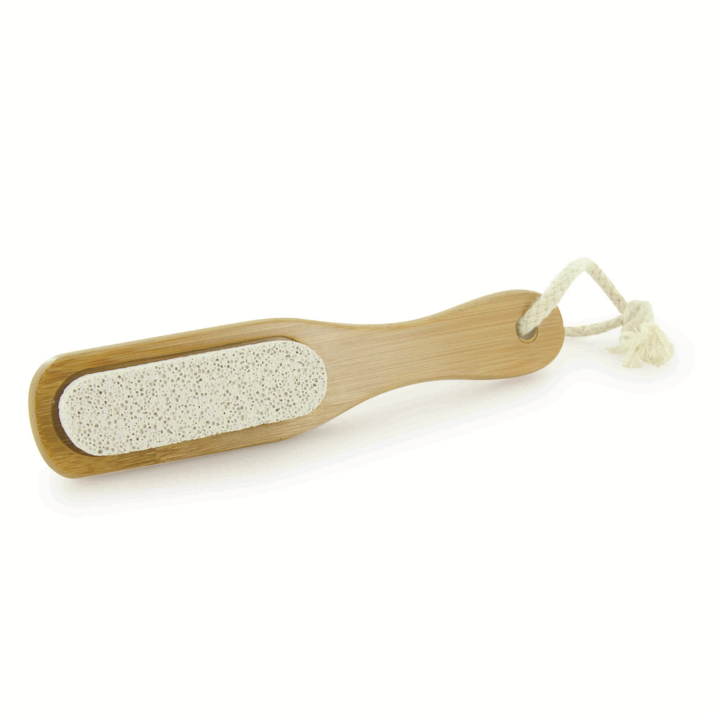 BIOS Living Bamboo Foot Brush with Pumice Stone for Exfoliation and Skin Care