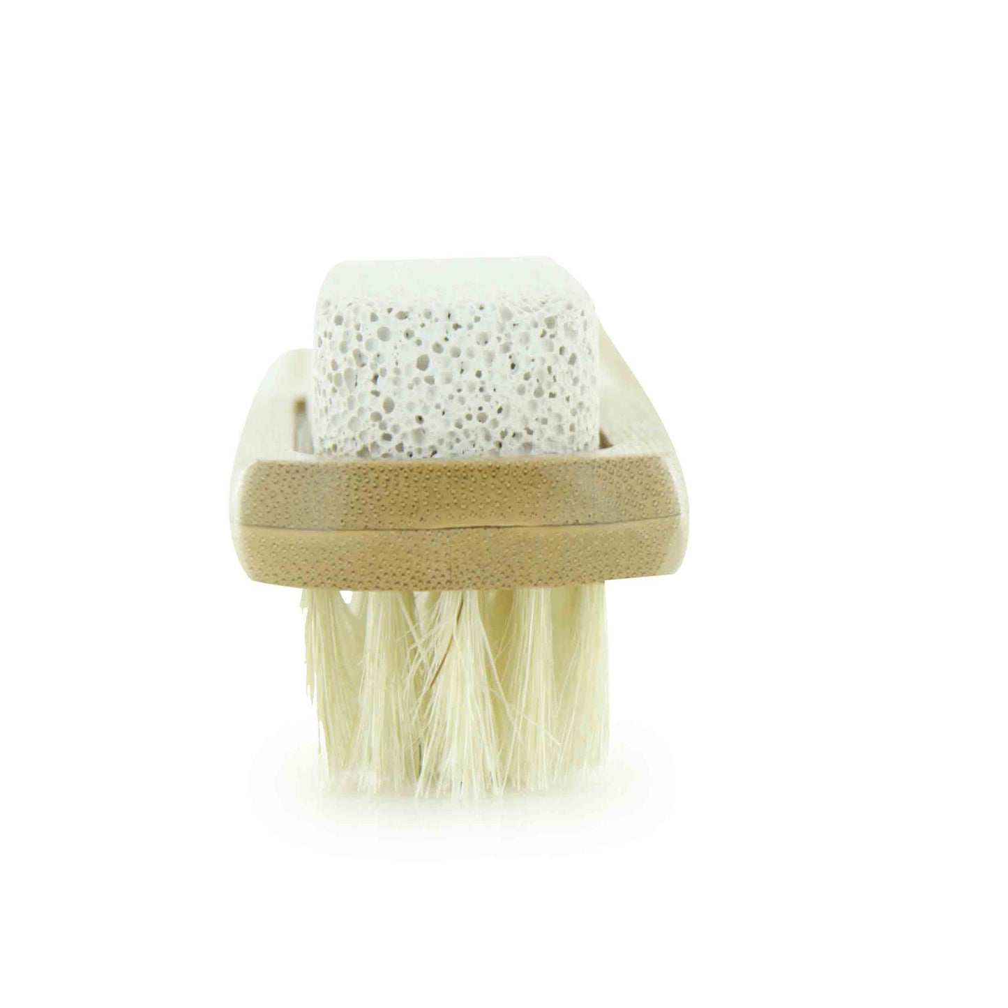 BIOS Living Bamboo Foot Brush with Pumice Stone for Exfoliation and Skin Care