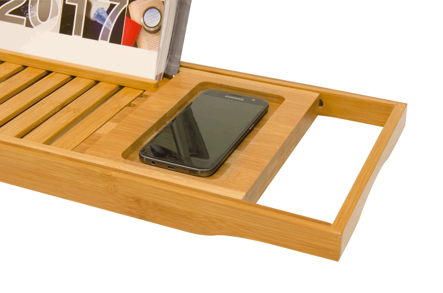 Bamboo Bathtub Caddy