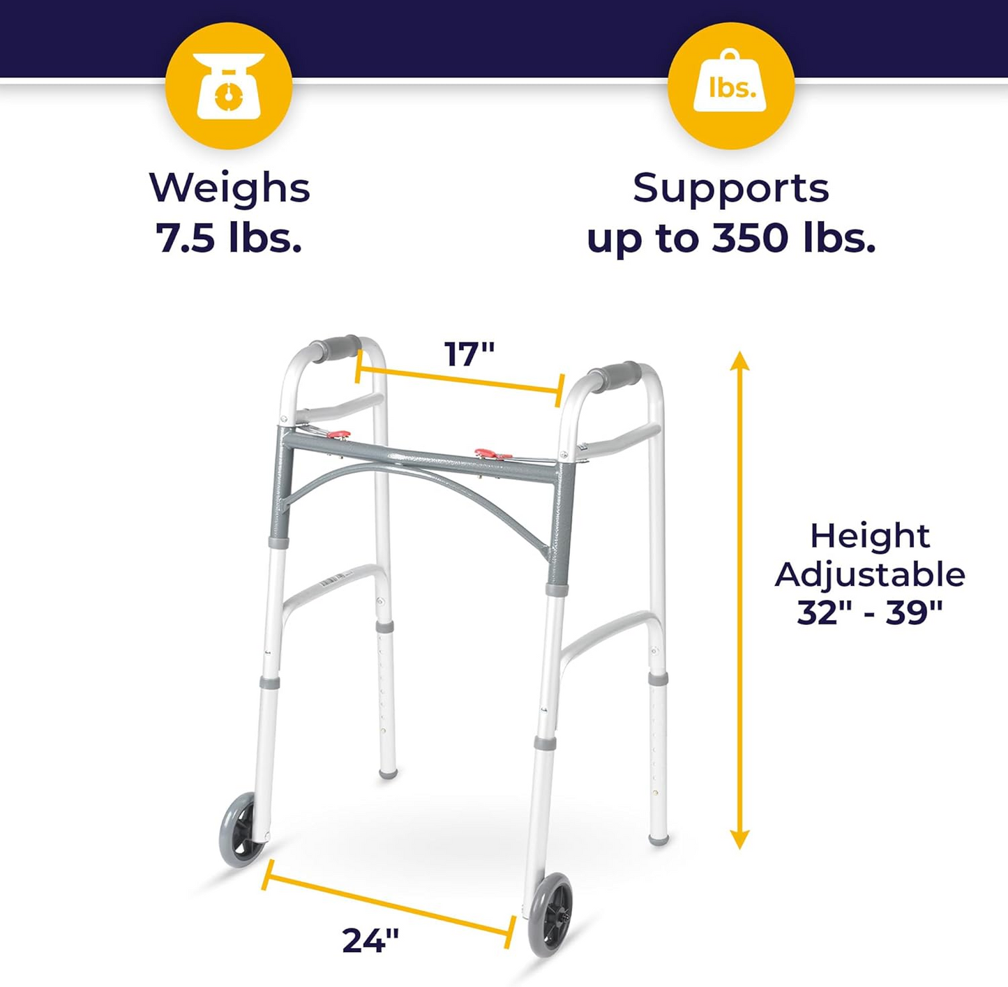 Folding Adult  Walker | Rental