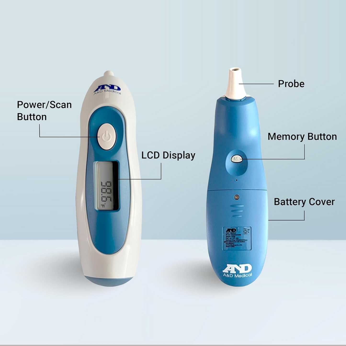 A&D Medical Digital Ear Thermometer, UT-302CN