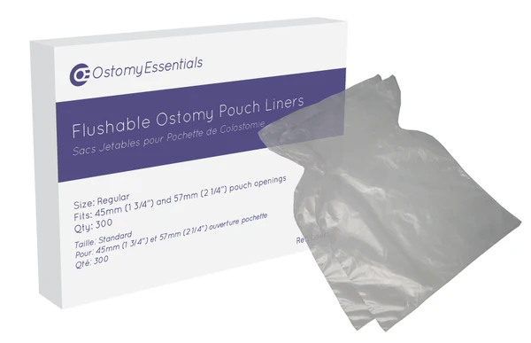 Attiva Flushable Ostomy Pouch Liners