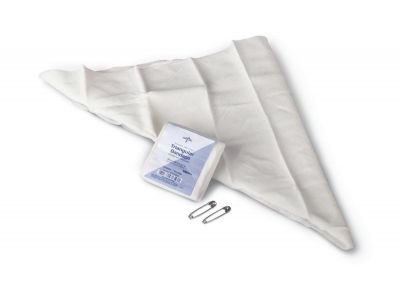 Medline Nonsterile Triangular Bandages, 2 Pins, 36" x 36" x 51" 12 unit/Bag  20bag/Case 240 Pieces Per Case