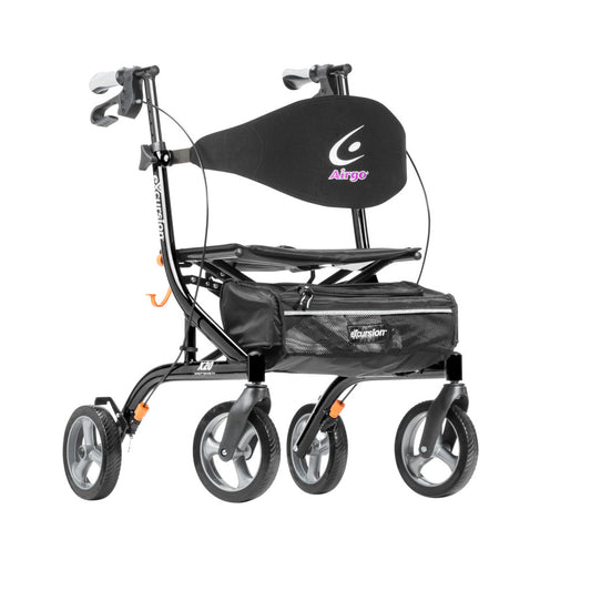 Lightweight Side-Fold Rollator – Airgo eXcursion X20, 15 lb, Heights 5'3"–5'11"