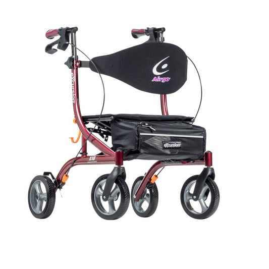 Airgo eXcursion X18 Lightweight Side-fold Rollator - 17.5" width