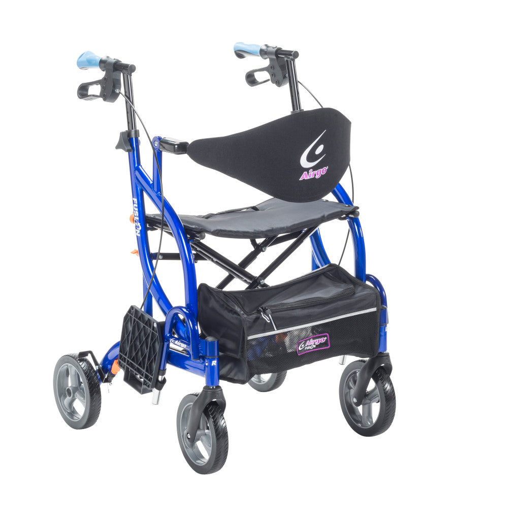 Airgo Fusion F23 Side-Folding Rollator & Transport Chair
