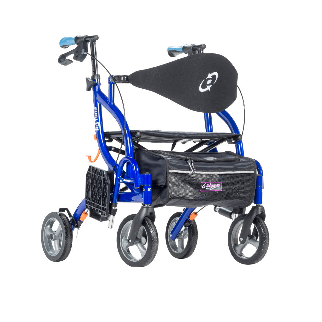 Airgo Fusion F20 Side-Folding Rollator & Transport Chair