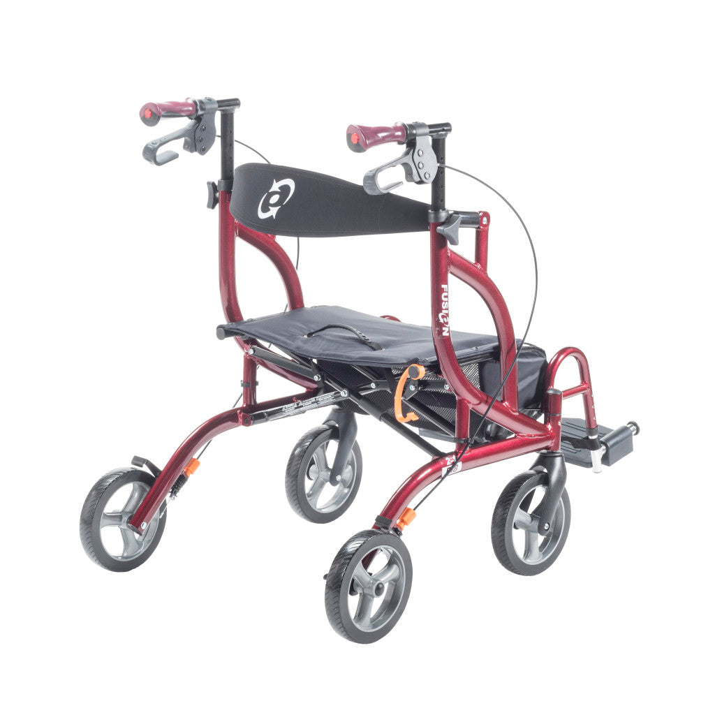 Airgo Fusion F18 Side-Folding Rollator & Transport Chair