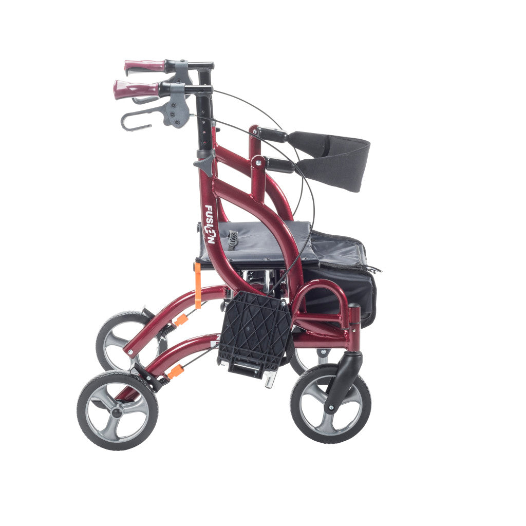Airgo Fusion F18 Side-Folding Rollator & Transport Chair