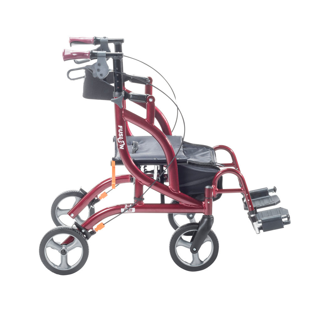 Airgo Fusion F18 Side-Folding Rollator & Transport Chair