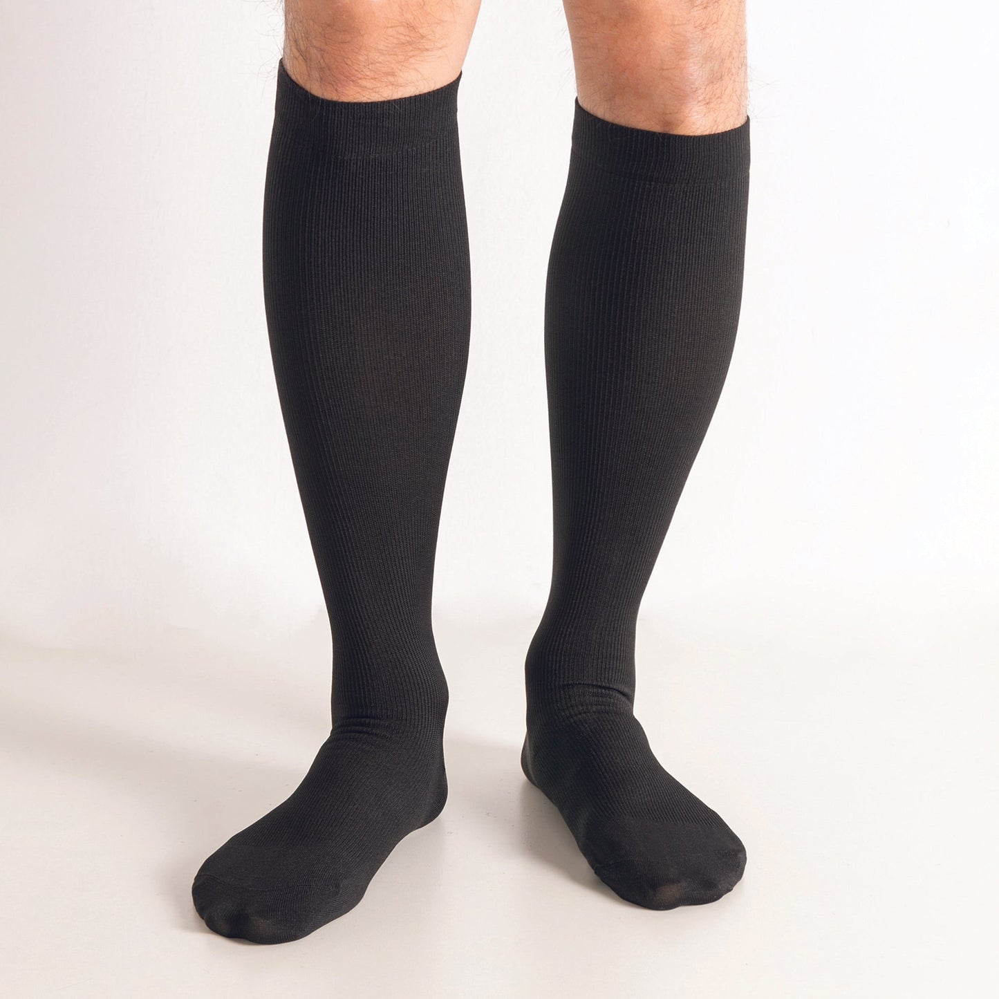 Men's Compression Trouser Socks 20-30 mm Hg, Black