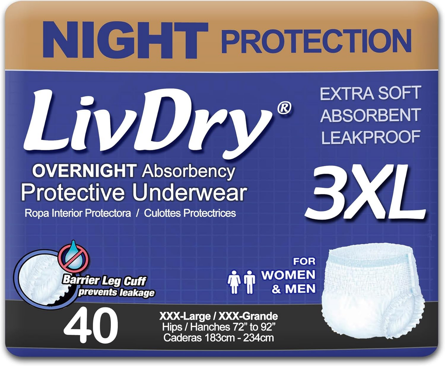 Livdry Overnight Underwear