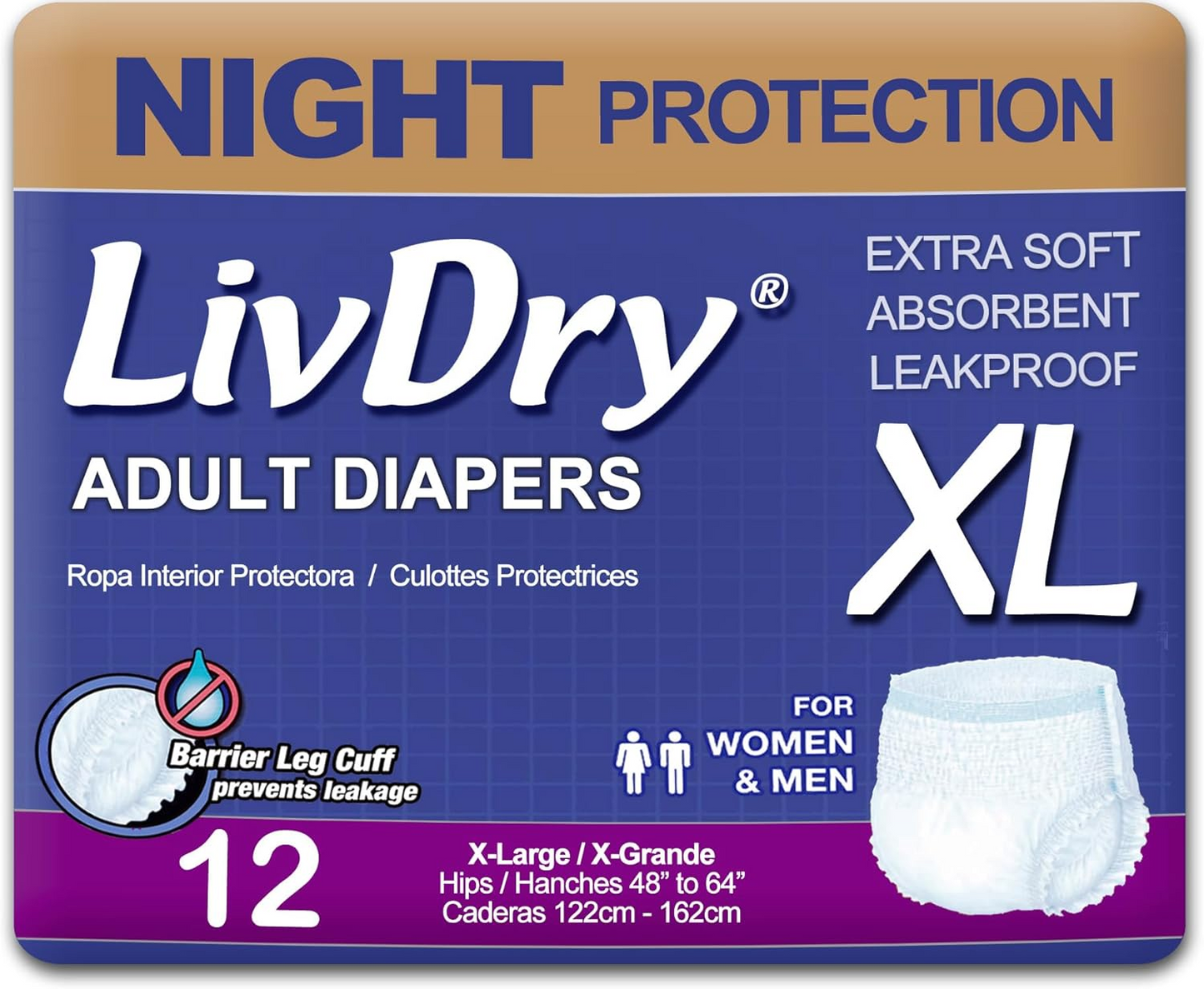 Livdry Overnight Underwear