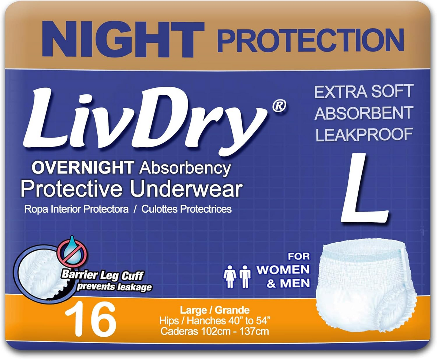 Livdry Overnight Underwear