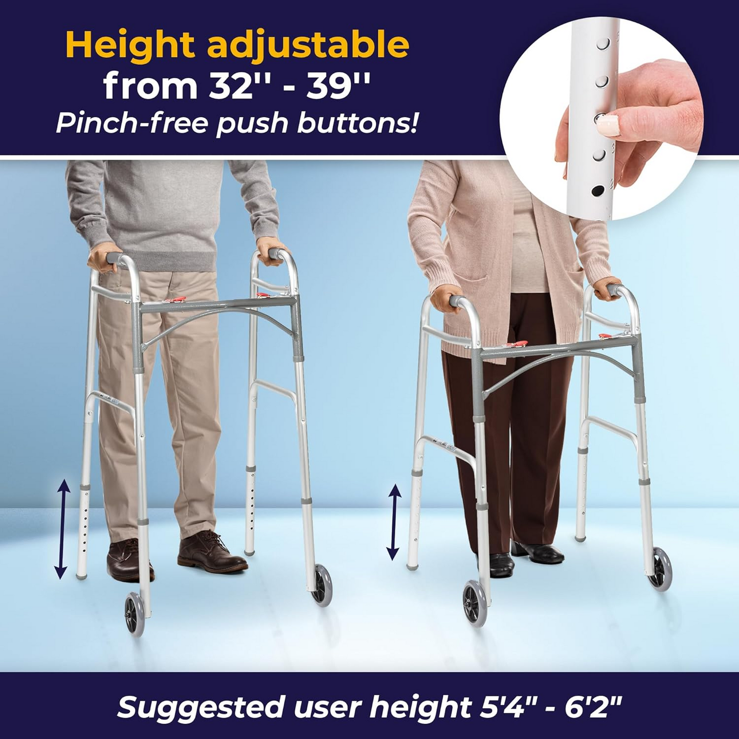 Folding Adult  Walker | Rental