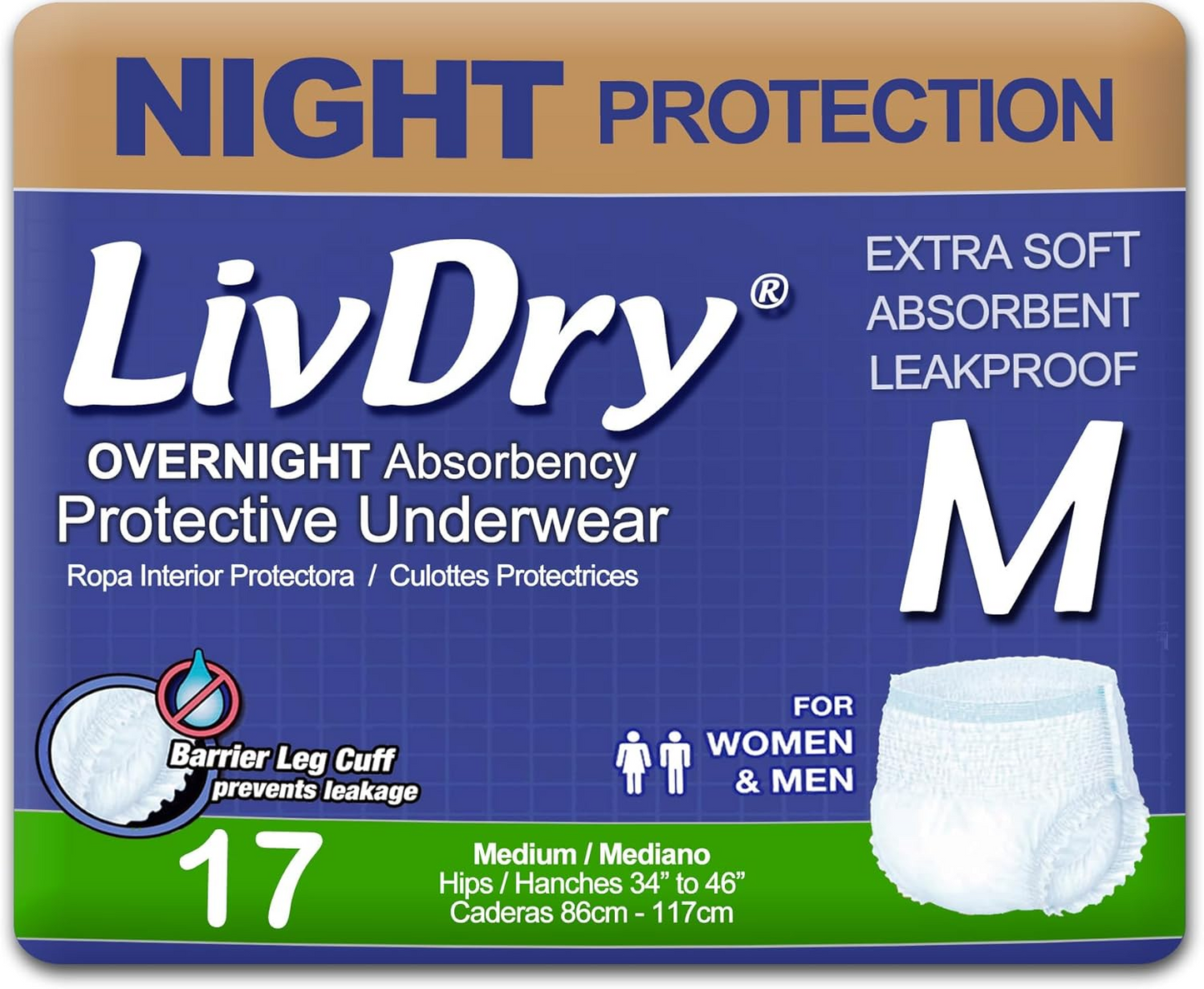 Livdry Overnight Underwear