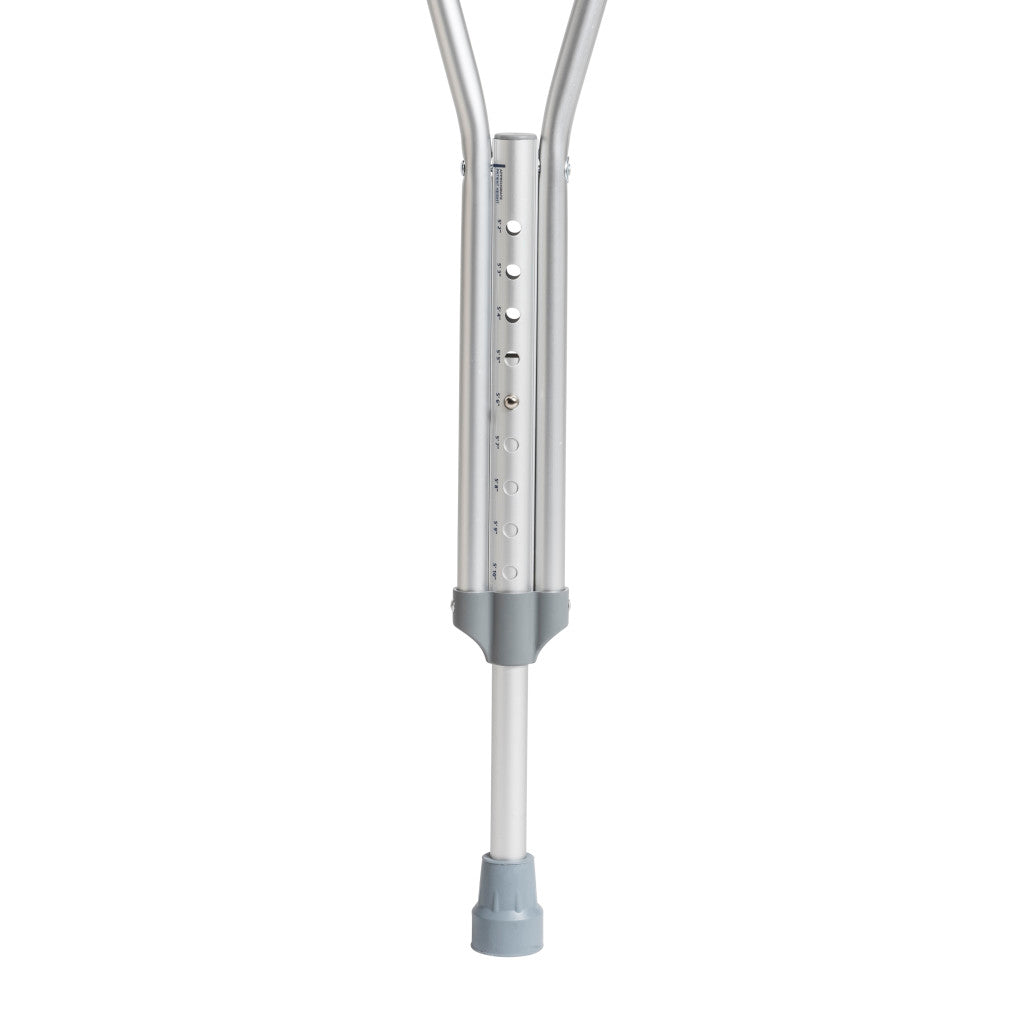 Hugo Lightweight Adjustable Aluminum Crutches – Tall Adult, 5'10"–6'6"