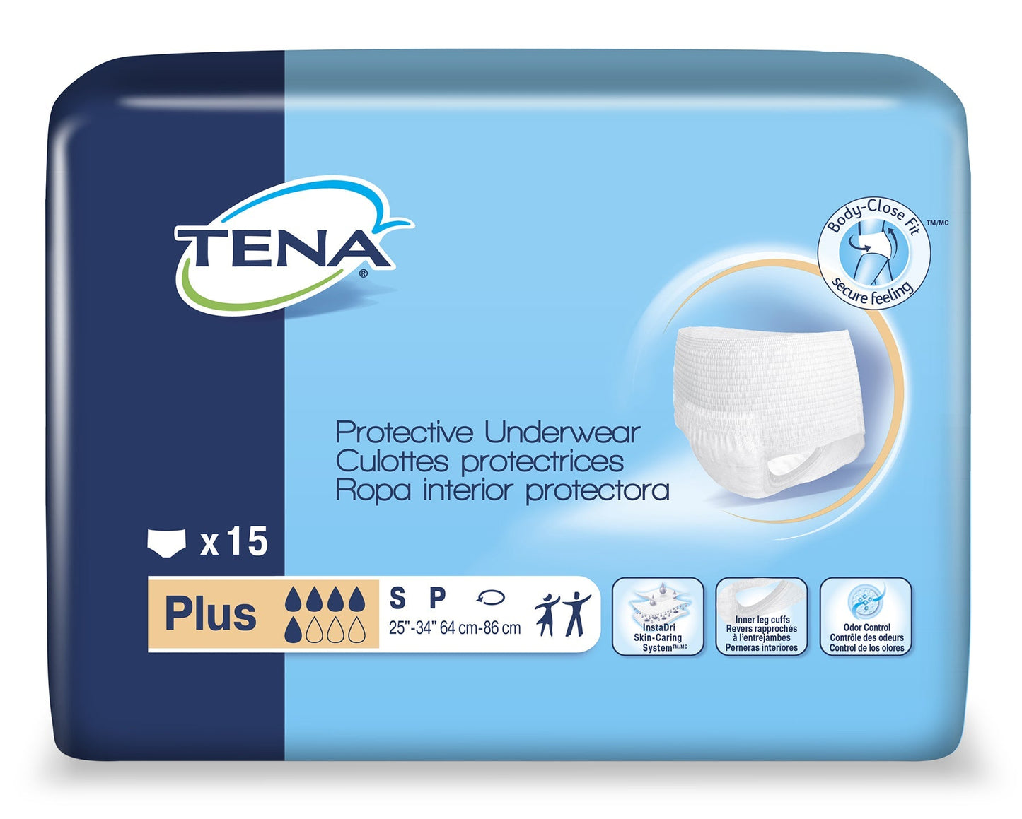 TENA NEW Plus Protective Underwear