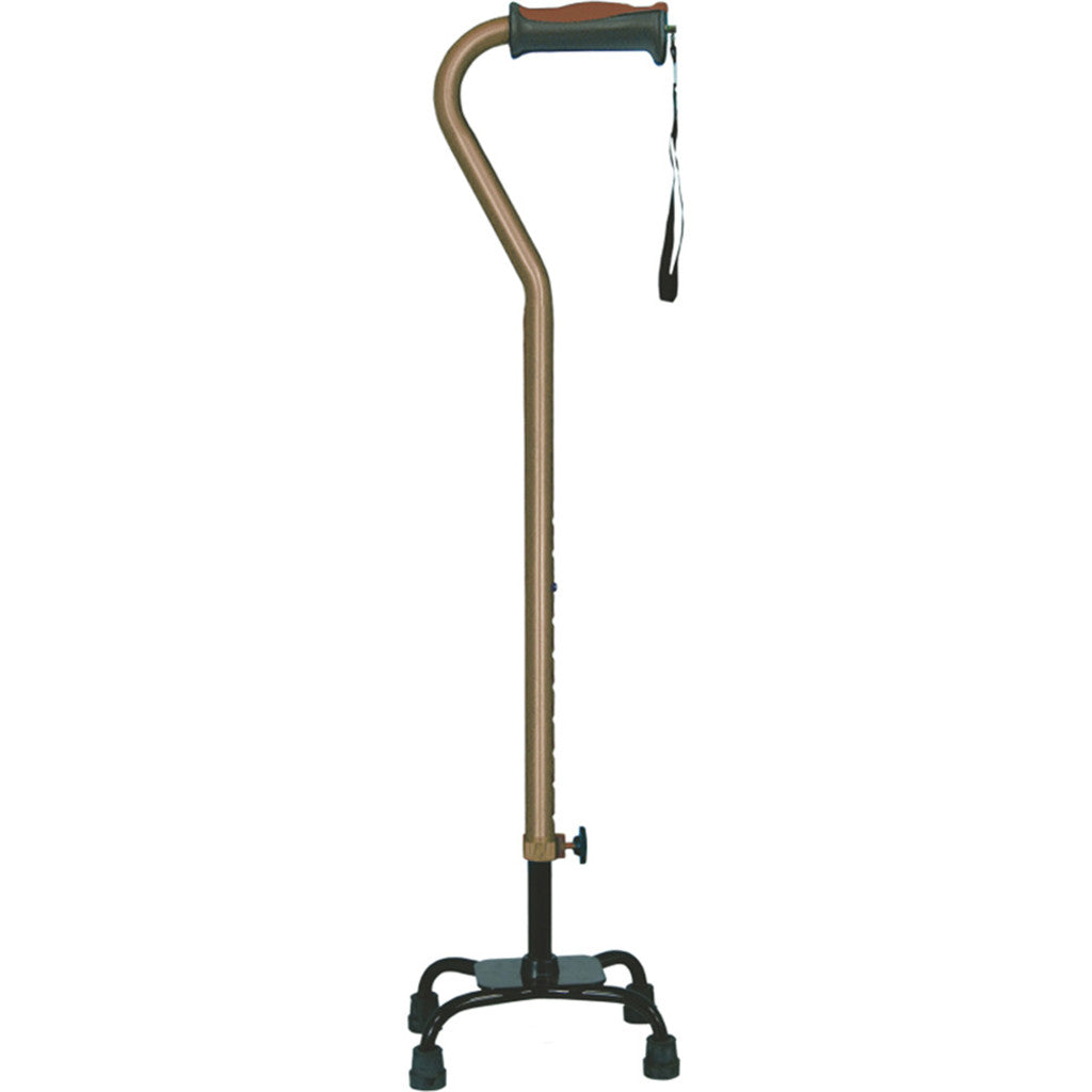 Hugo Ergonomic Quad Cane   -   Small Base