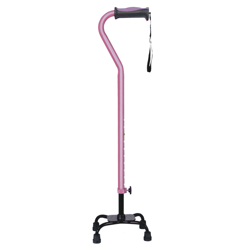 Hugo Ergonomic Quad Cane   -   Small Base