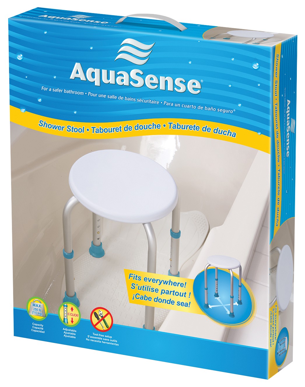 AquaSense Shower Stool