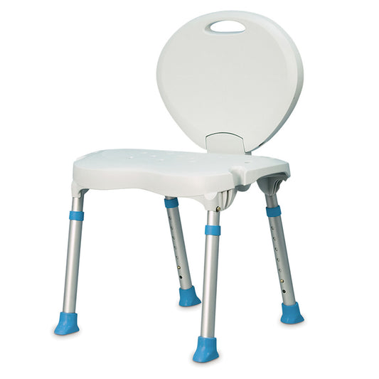 AquaSense Folding Bath and Shower Chair – Non-Slip Seat, Backrest & Height-Adjustable