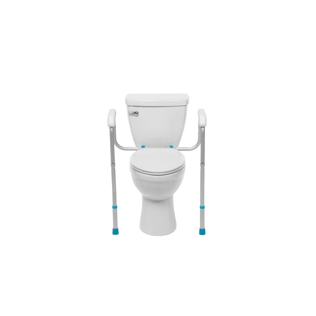 AquaSense Adjustable Toilet Safety Rails, to Floor