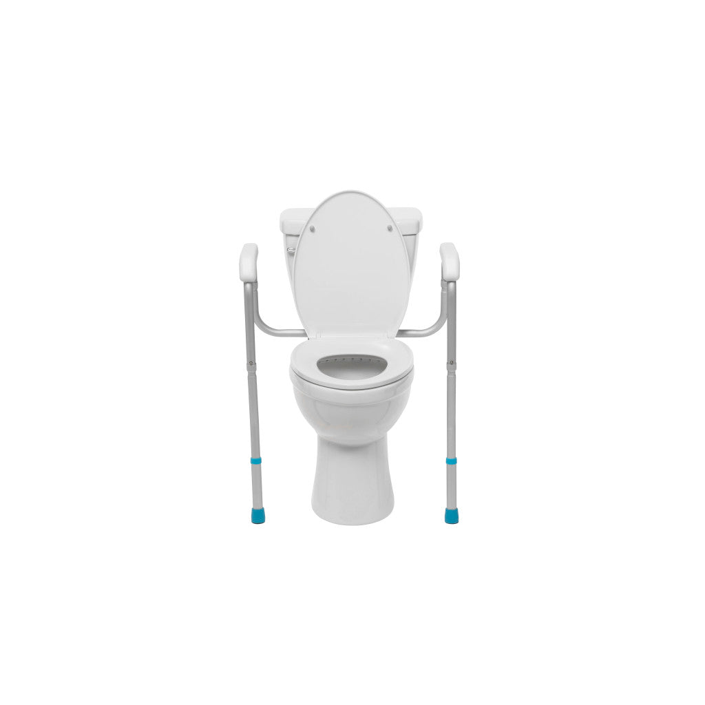 AquaSense Adjustable Toilet Safety Rails, to Floor