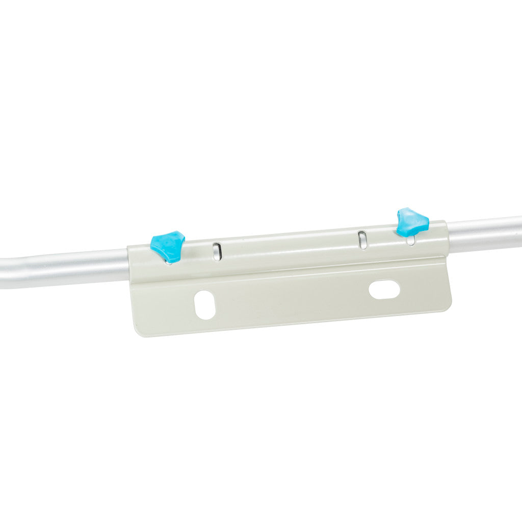 Floor-Supported Toilet Safety Rails – AquaSense, Adjustable Height & Width, 250 lb