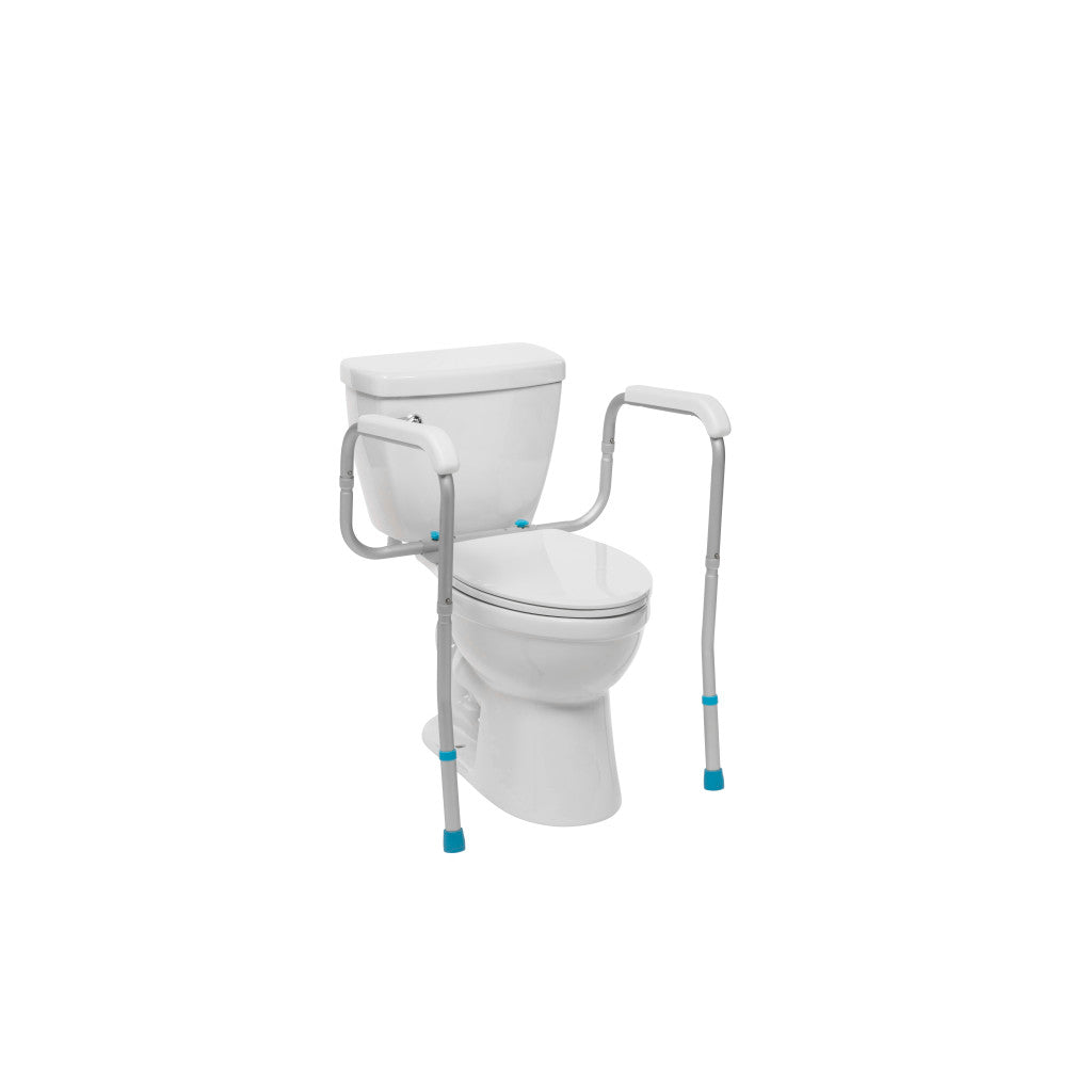 AquaSense Adjustable Toilet Safety Rails, to Floor