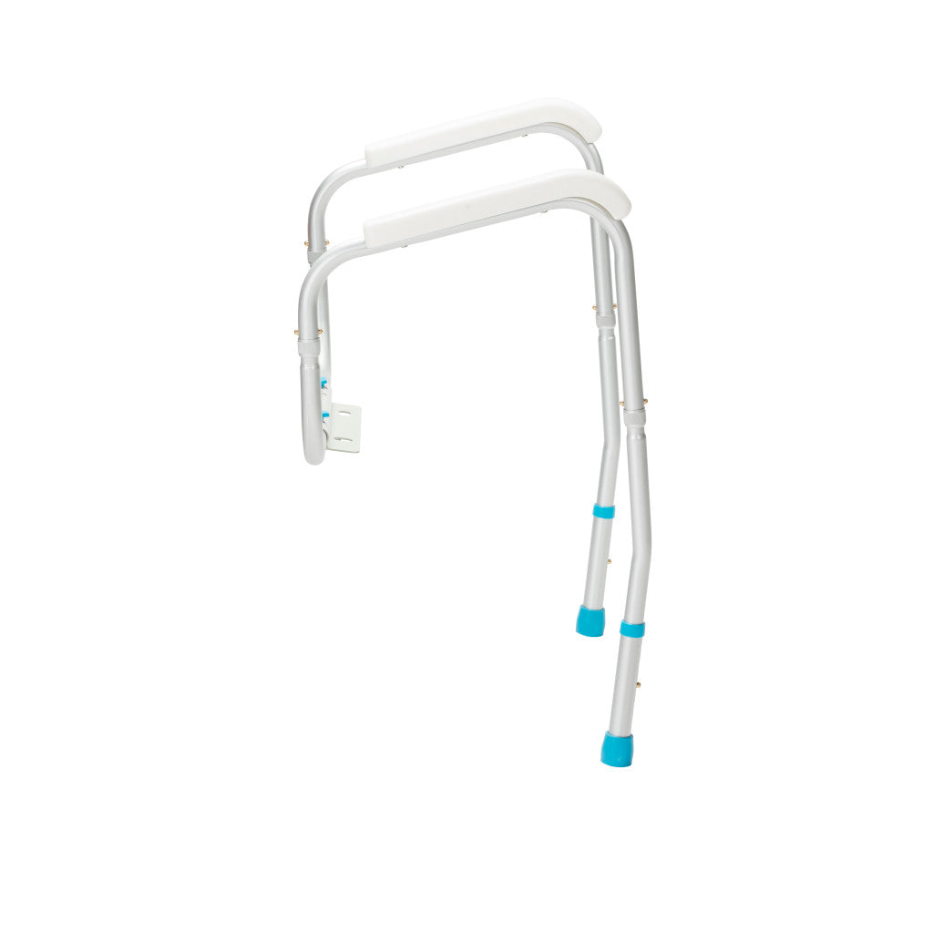 AquaSense Adjustable Toilet Safety Rails, to Floor