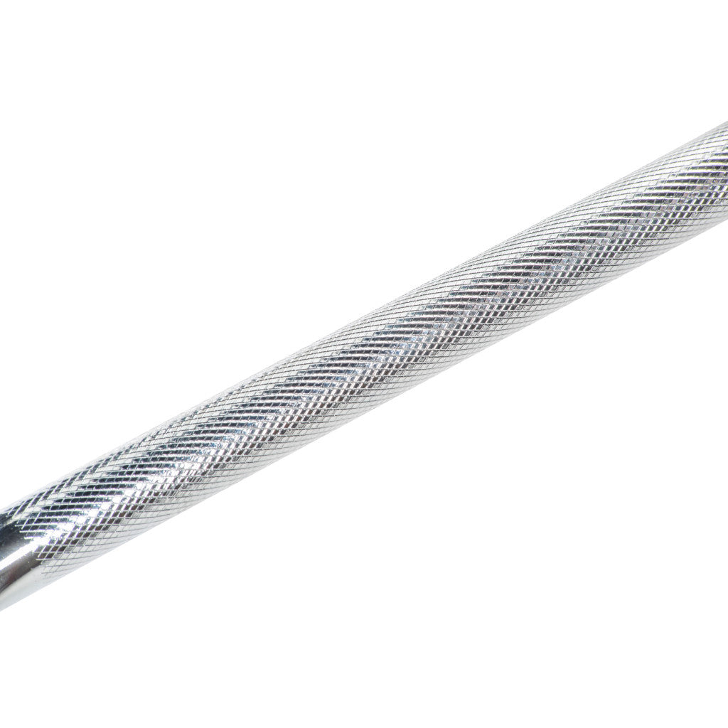AquaSense Knurled Chrome Grab Bar with Rotating Flange