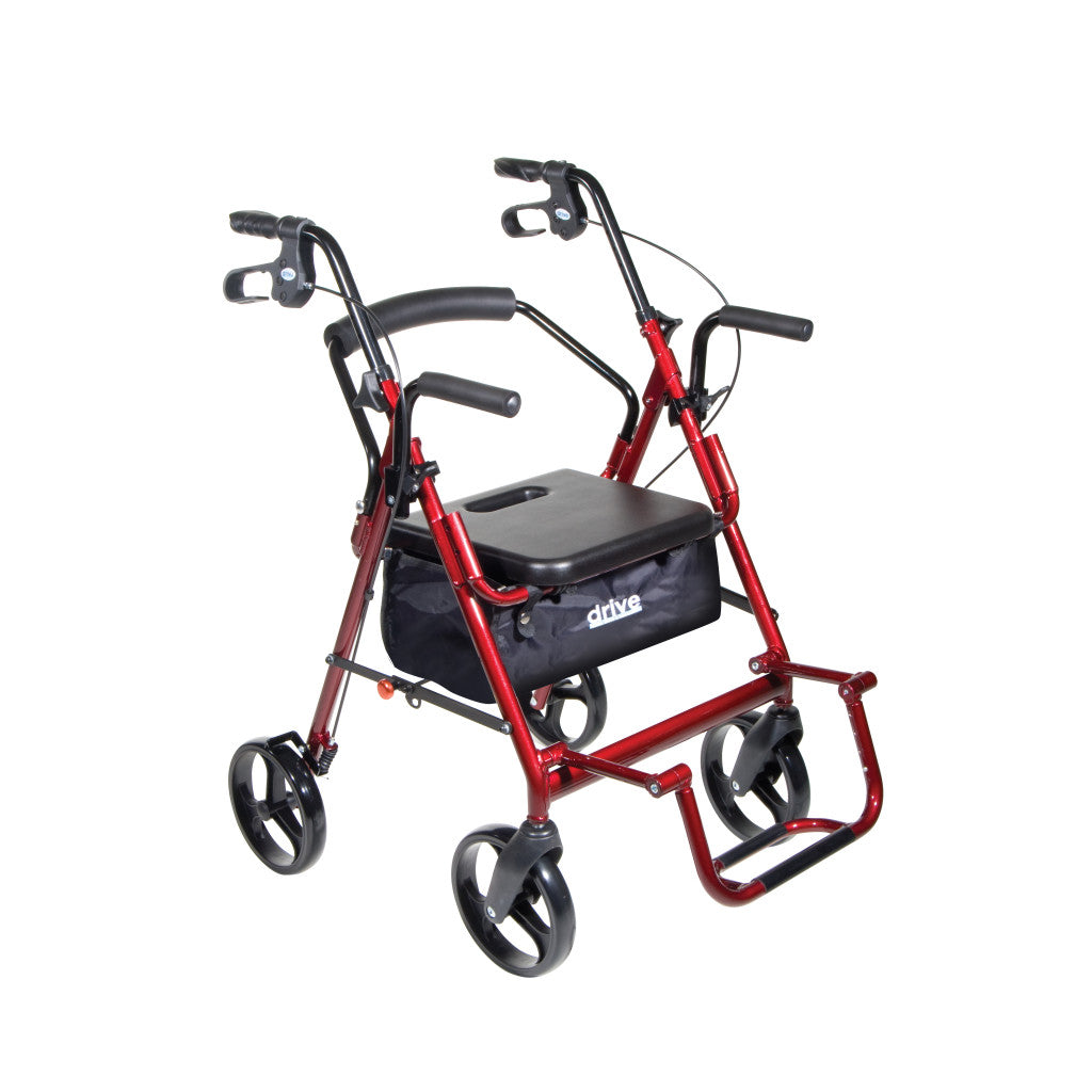 Duet Rollator/Transport Chair, 8" Casters